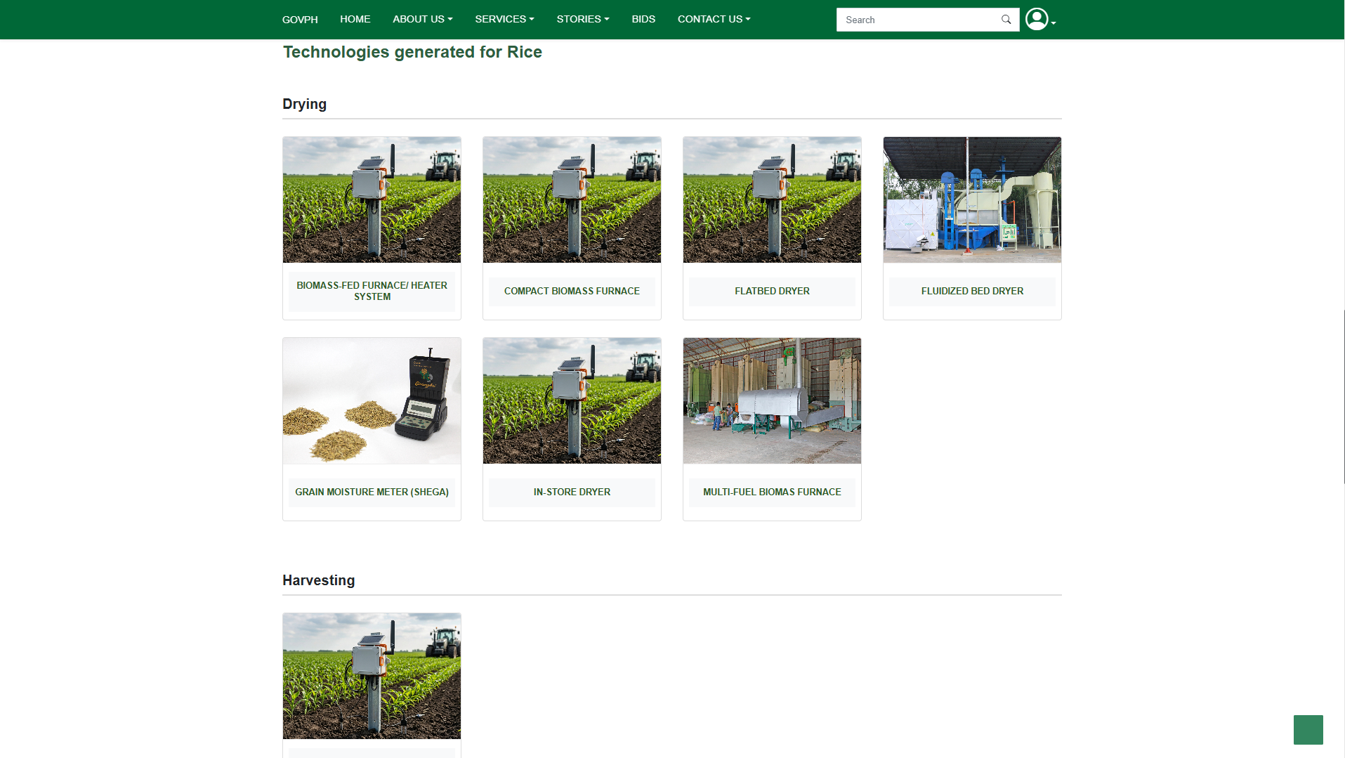 Agricultural Technologies Catalog Module Thumbnail